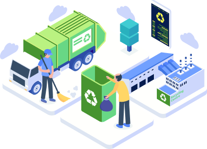 Ilustración reciclaje